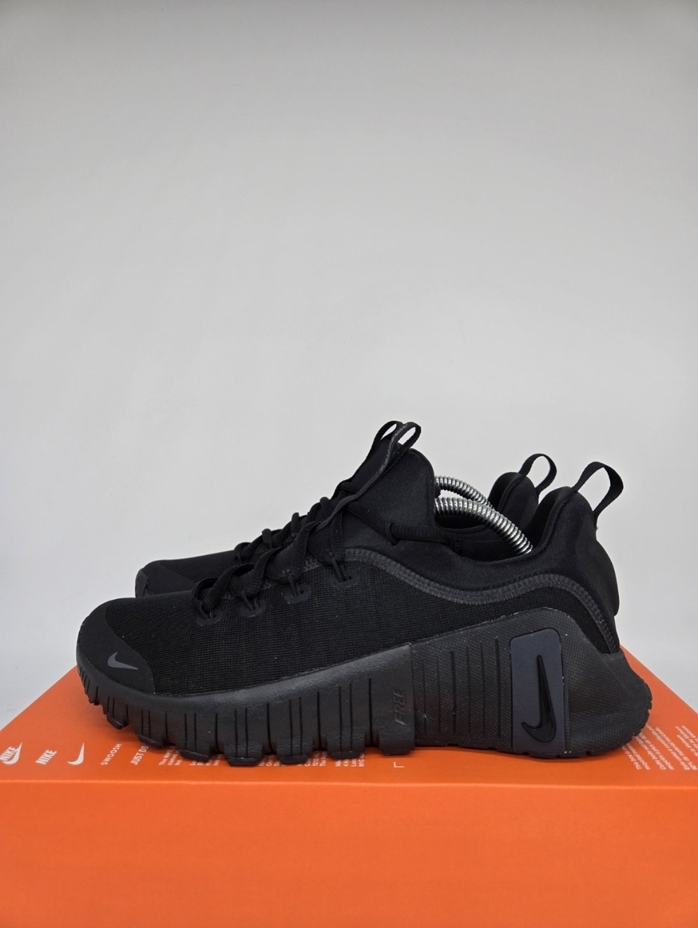 Nike Free Metcon 6 Black Anthracite Women's Workout Shoes Size 8 New